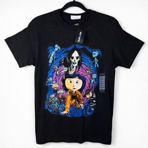 Coraline Hot Topic Spiral Tunnel Character T-Shirt Other Mother Graphic Tee